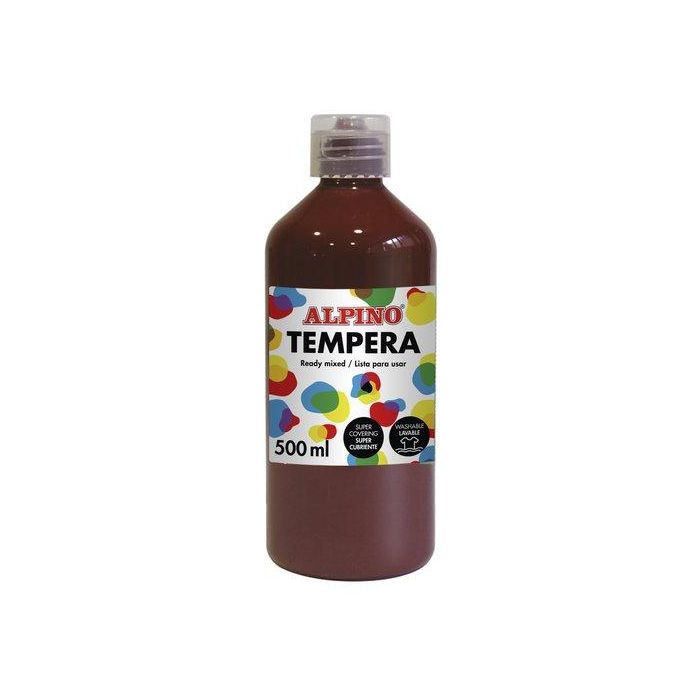 Tempera Alpino Liquida 500 Ml (Botella) Marron