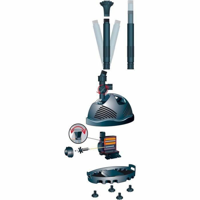 Bomba de estanque ELIMAX 500 para juegos y chorros de agua 700l / h 5 Bomba de estanque ELIMAX 500 para juegos y chorros de agua 700l / h 5
