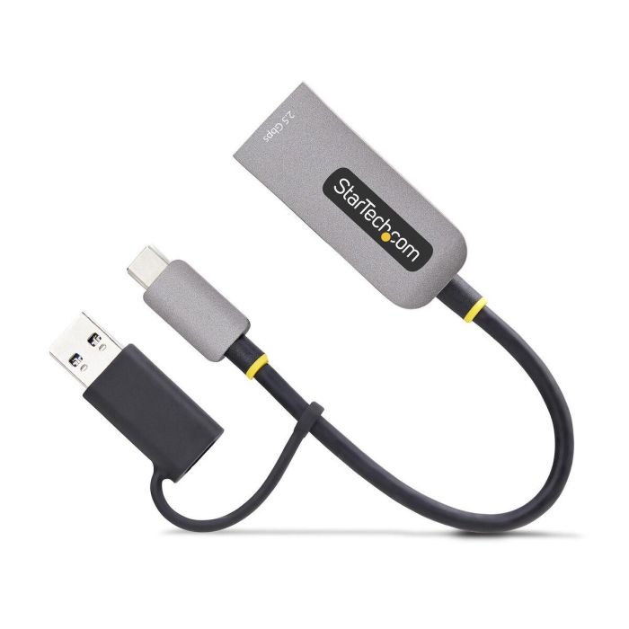 Cable USB Startech U2GA-USB-C-ETHERNET Gris Cable USB Startech U2GA-USB-C-ETHERNET Gris