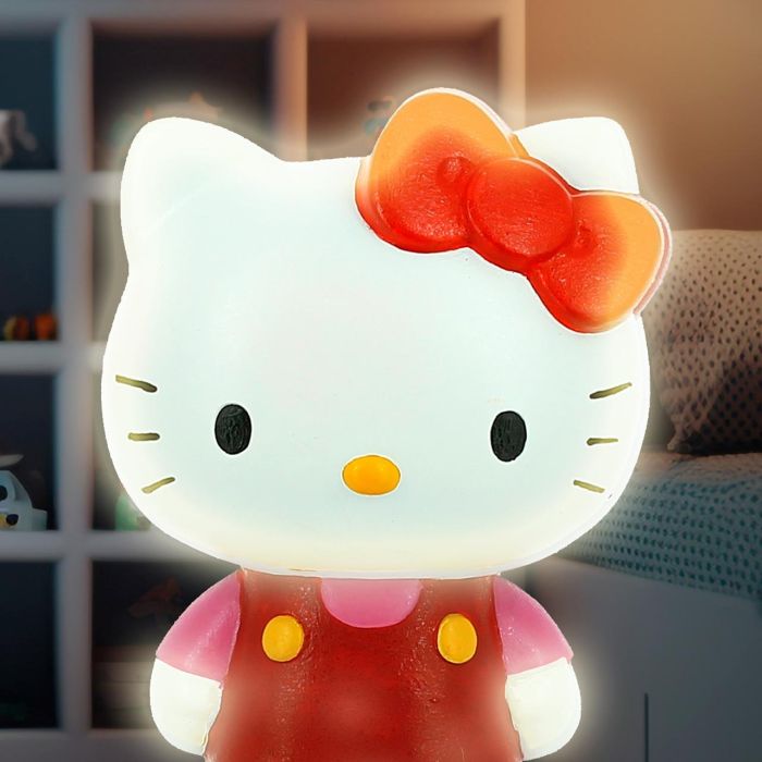 Kids Euroswan Lámpara 3D Hello Kitty & Friends con Despertador, Fecha, Luces y Sonido para Niños 4