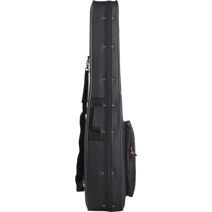 TOBAGO Funda Semirrígida Guitarra Acústica Dreadnought y Auditorium Negro Poliéster 600D Terciopelo 3
