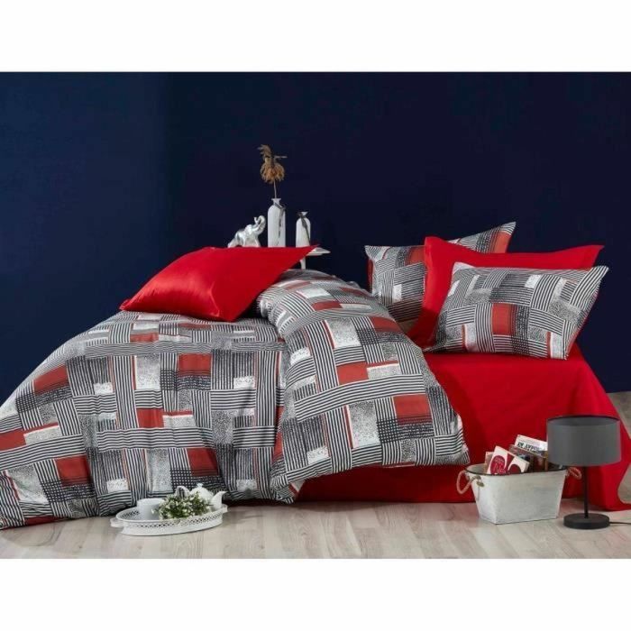 Juego de Cama 220x240 cm + 2 Fundas de Almohada 60x60 cm 100% Poliéster Microsatén Gris ASI8684282611585 4 Juego de Cama 220x240 cm + 2 Fundas de Almohada 60x60 cm 100% Poliéster Microsatén Gris ASI8684282611585 4
