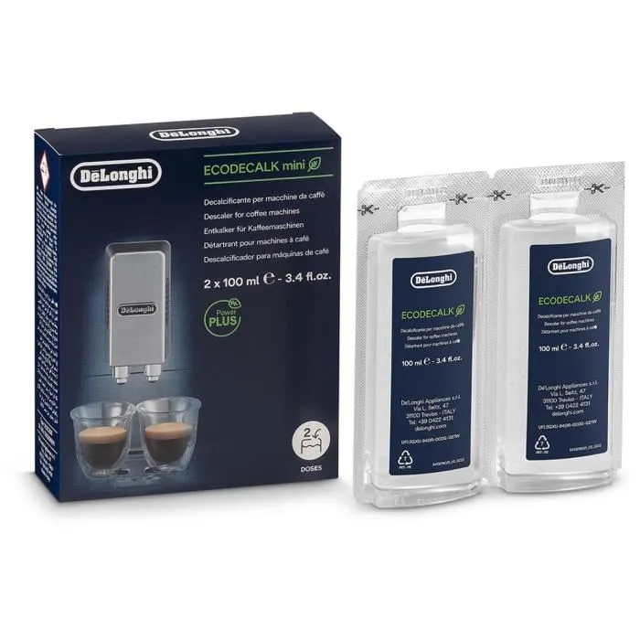 Delonghi 5513296011 EcodecalK Mini Descalcificador Cafetera - 2 x 100 ml Delonghi 5513296011 EcodecalK Mini Descalcificador Cafetera - 2 x 100 ml