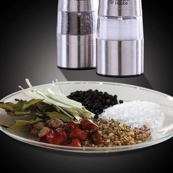 Russell Hobbs 23460-56 Molinillos de Sal y Pimienta Classics - Elegante y Ajustable 2