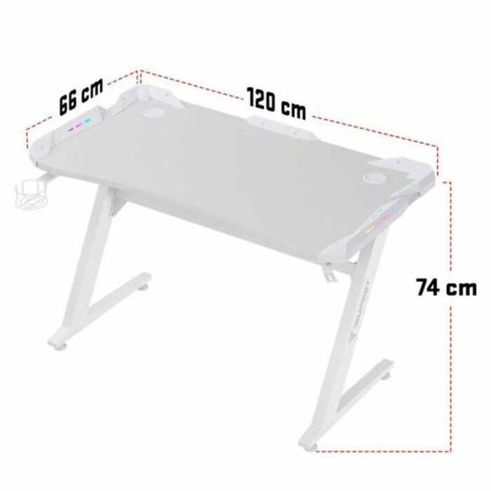 Mesa de Escritorio Tempest Safezone Blanco 1