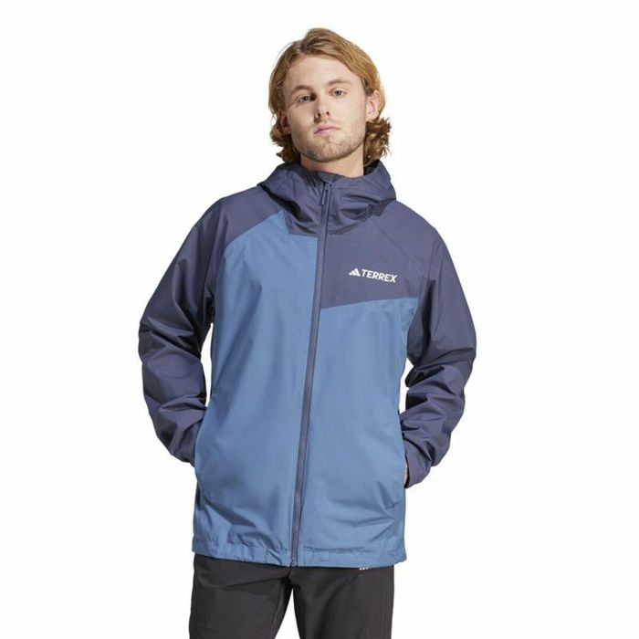 Chaqueta Deportiva para Hombre Adidas Multi 2L Rain Azul 4