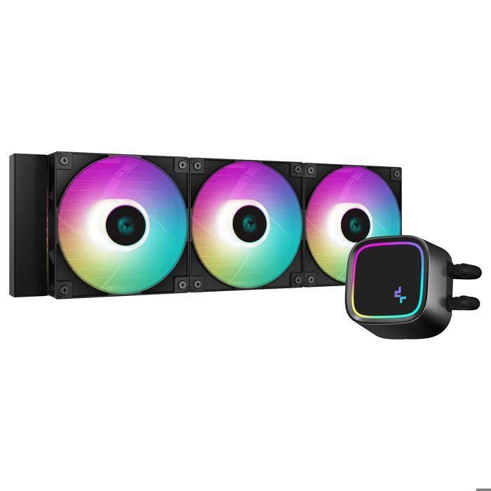 DEEPCOOL LE720 (Negro) - Refrigeración por agua AIO - 3x120mm DEEPCOOL LE720 (Negro) - Refrigeración por agua AIO - 3x120mm