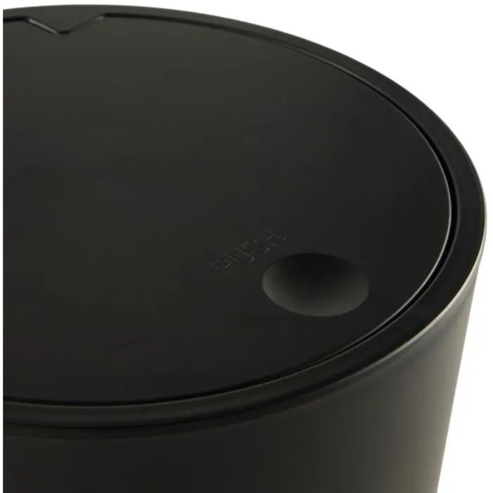 Today Papelera de Baño TOD3574641271152 Utility 8,5 L Ø 21 x H 29 cm Polipropileno Negro 1