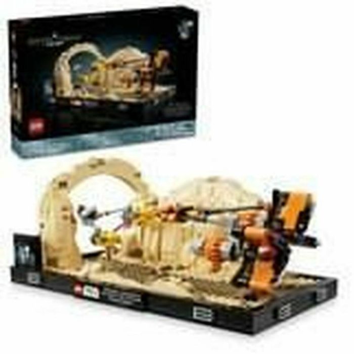 LEGO Star Wars 75380 Mos Espa Podracer Race Diorama, Nave Espacial