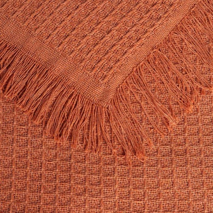 Colcha Panal Teja Algodón Textil/Hogar 280 X 260 cm