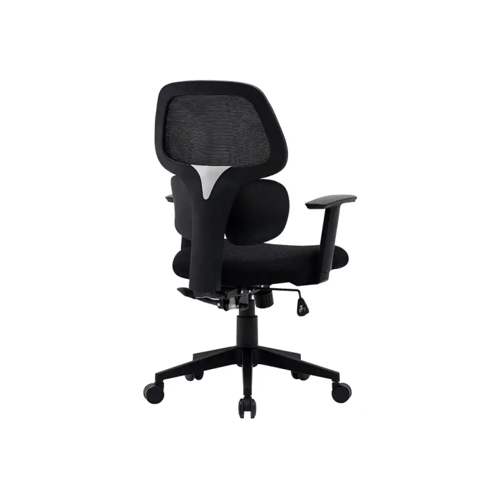 Q-connect Silla de Oficina Ancona Malla Base Metálica Negro - Altura Máx 1110 Anc 660 Prof 590 Ruedas Premium 2