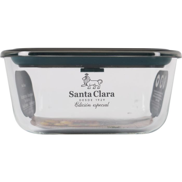 Fuente rectangular con tapa hermética y válvula 500 ml Santa Cl Inde (4 Unidades) 1