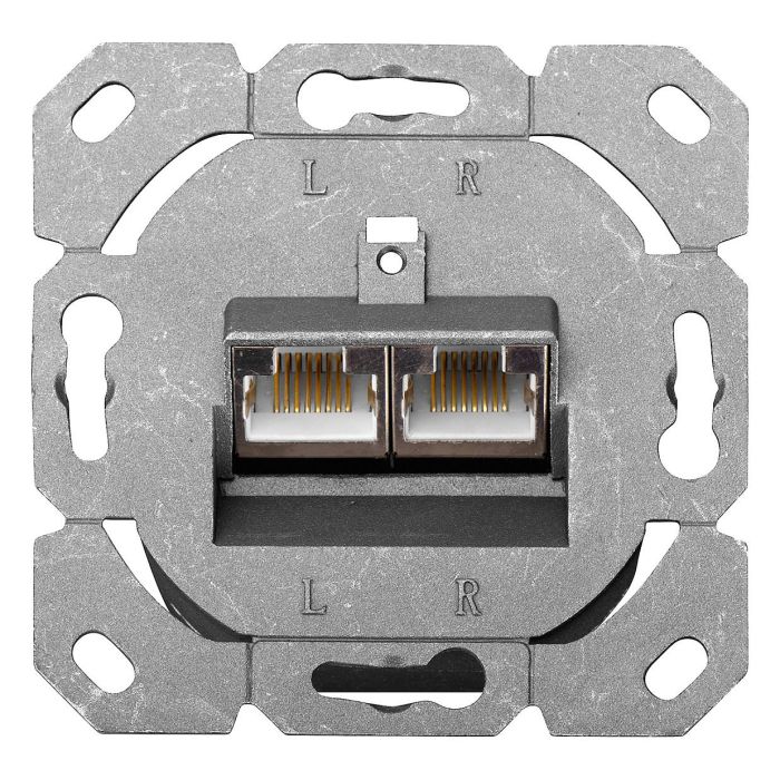 Digitus DN-93609 Toma de Pared RJ45 Cat 6 Apantallada Montaje Superficie Blanco Digitus DN-93609 Toma de Pared RJ45 Cat 6 Apantallada Montaje Superficie Blanco