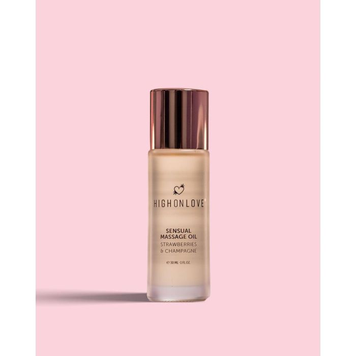 Aceite de Masaje Erótico Highonlove Fresa Vino Espumoso de Fresa 30 ml 2