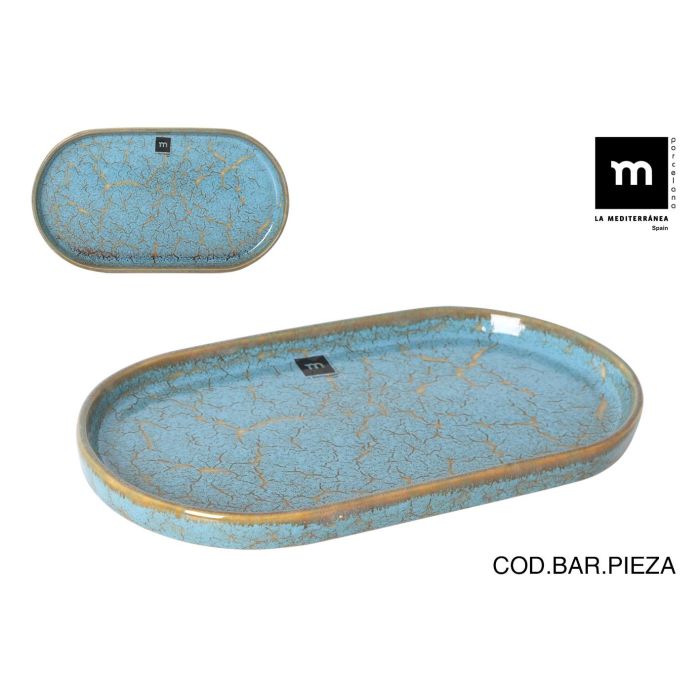 La Mediterranea Bandeja Oval 31 x 17.5 x 2.8 cm Scratch Blue (8 Unidades) 0 La Mediterranea Bandeja Oval 31 x 17.5 x 2.8 cm Scratch Blue (8 Unidades) 0