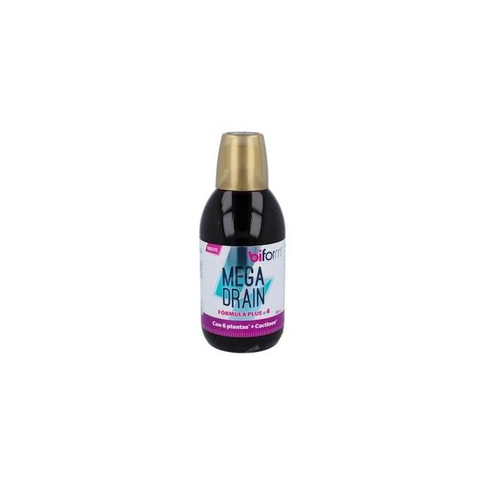 Biform Mega Drain Formula Plus con Saúco, Té de Java, Diente de león, Abedul, Cola de caballo y Vara de oro - 500ml Drenante