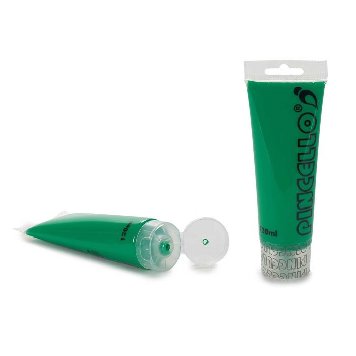 Tubo Pintura Acrilica 120Ml Verde Claro Pincello 4X16CM (24 Unidades) Tubo Pintura Acrilica 120Ml Verde Claro Pincello 4X16CM (24 Unidades)