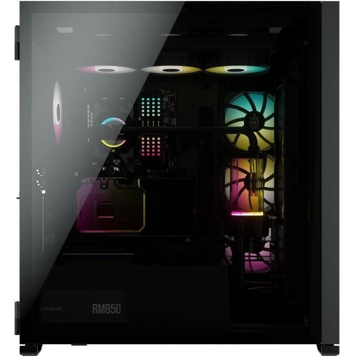 Corsair CC-9011226-WW iCUE 7000X RGB Cristal Templado Negro PC Torre E-ATX 2