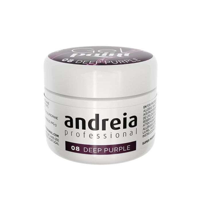 Andreia Gel Paint para uñas Deep Purple 08 4 ml