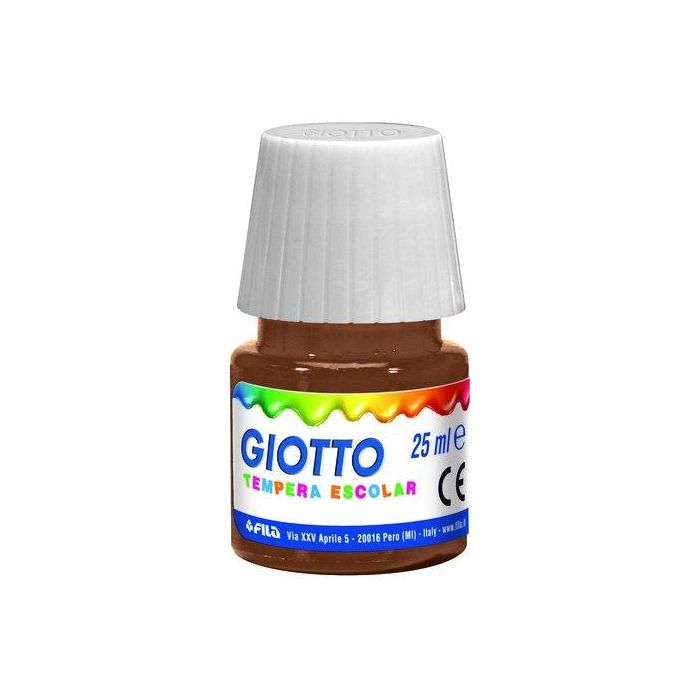 Tempera Giotto 25 Ml Marron 6 unidades