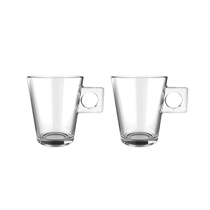La Mediterranea Set de 2 Tazas para Café con Leche 21Cl Lima Liso (36 Cajas) 2