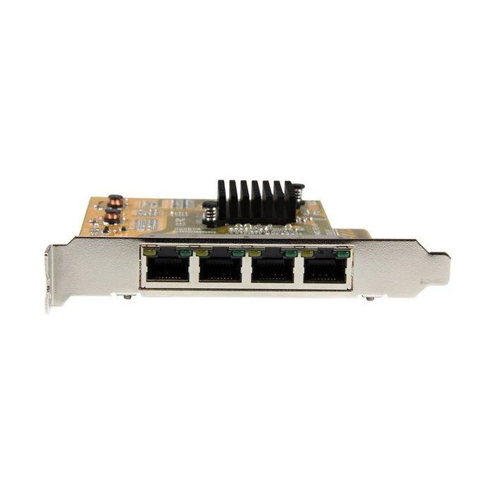 StarTech Tarjeta Adaptador de Red PCI Express 4 Puertos RJ45 Gigabit Ethernet 1000Base-T para Servidores y Estaciones de Trabajo 2 StarTech Tarjeta Adaptador de Red PCI Express 4 Puertos RJ45 Gigabit Ethernet 1000Base-T para Servidores y Estaciones de Trabajo 2