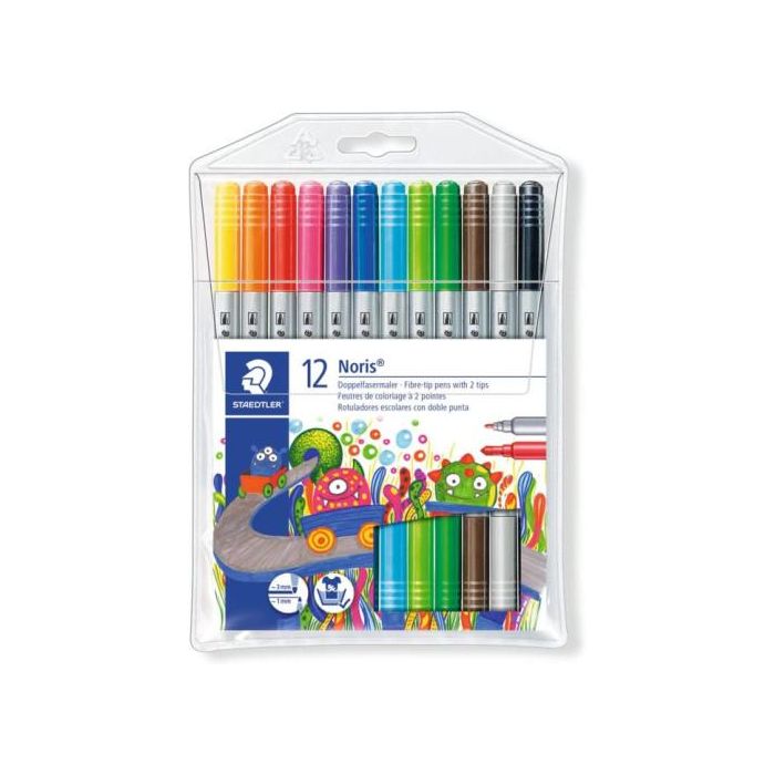 Estuche Cartón con 24 Rotuladores Doble Punta Colores Pastel Staedtler 3200 C24P Estuche Cartón con 24 Rotuladores Doble Punta Colores Pastel Staedtler 3200 C24P