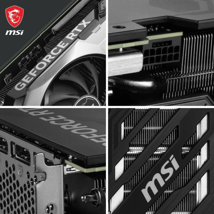 Tarjeta Gráfica MSI VGAMISNVDM216 GEFORCE RTX 4070 RTX 4070 SUPER 12 GB GDDR6 GDDR6X 3