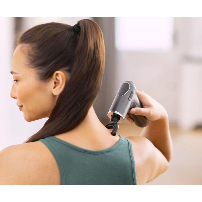 Medisana Pistola de Masaje Frío y Calor MG 560 con 10 Intensidades de Percusión, 3 Niveles y 4 Accesorios - Negro 3 Medisana Pistola de Masaje Frío y Calor MG 560 con 10 Intensidades de Percusión, 3 Niveles y 4 Accesorios - Negro 3