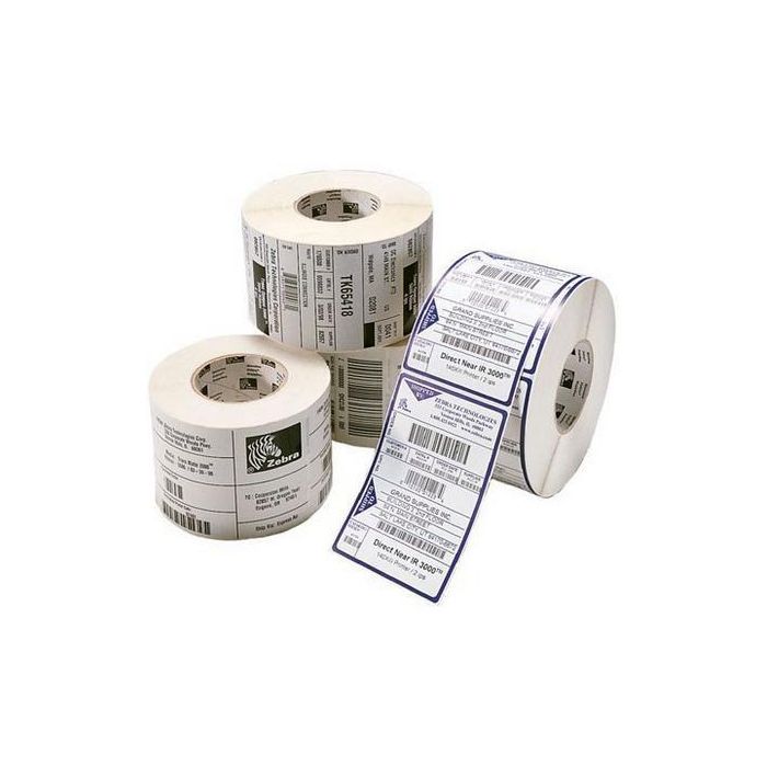 Zebra Z-PERFORM 1000T REMOVABLE Etiqueta de papel 95x51mm Transferencia Térmica Adhesivo Removible sin Revestimiento Núcleo 76mm