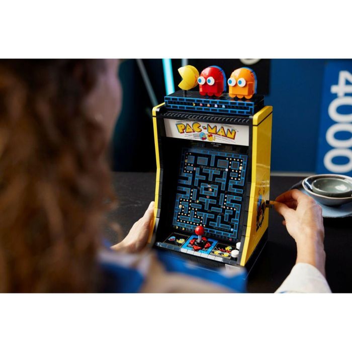 LEGO 10323 Icons PAC-MAN Juego Arcade, Maqueta para Construir con Adultos, Máquina de Juego con Personajes 1