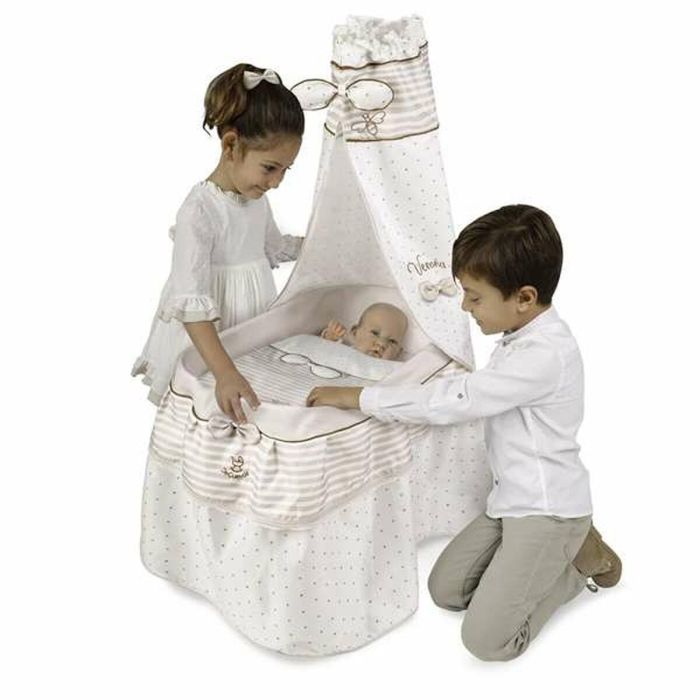 Decuevas Moisés Verona para muñecas de hasta 60 cm, 37x60x100 cm, de metal, plástico y poliéster, +3 años 5