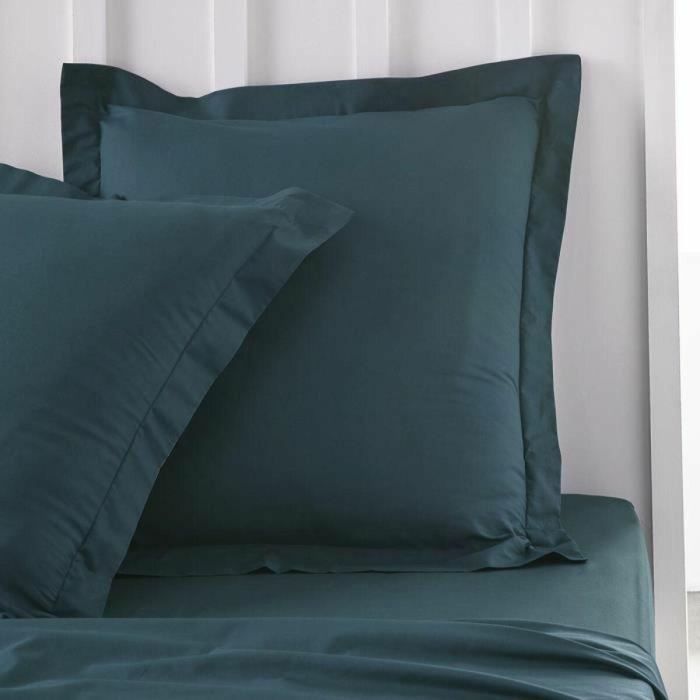 Funda de almohada TODAY Essential Verde Turquesa 63 x 63 cm 1 Funda de almohada TODAY Essential Verde Turquesa 63 x 63 cm 1