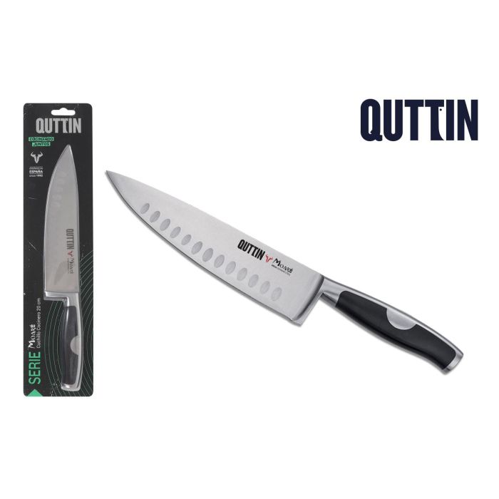 Quttin Cuchillo de Cocina 20 cm Colección Moare con Alvéolos (6 Unidades) 0 Quttin Cuchillo de Cocina 20 cm Colección Moare con Alvéolos (6 Unidades) 0