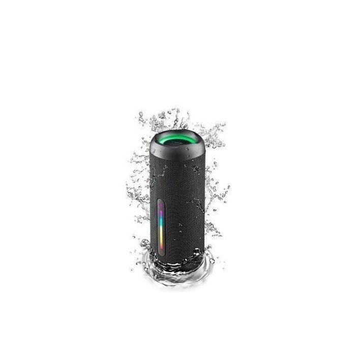 NGS ROLLERFURIA2BLACK Altavoz Bluetooth Portátil 30W IPX7 Sonido Potente Resistente al Agua