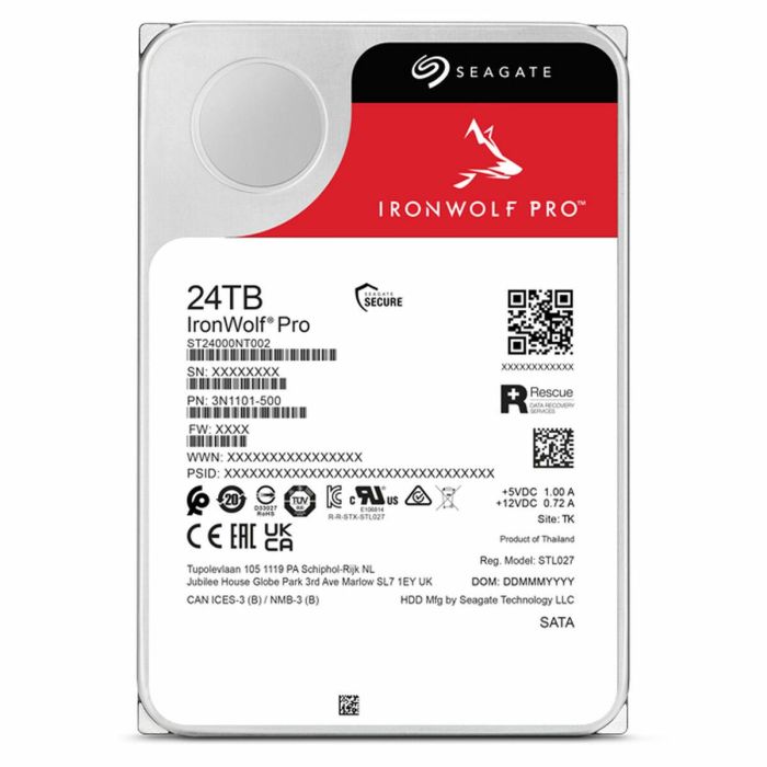 Disco Duro Seagate ST24000NT002 3,5" 0 Disco Duro Seagate ST24000NT002 3,5" 0