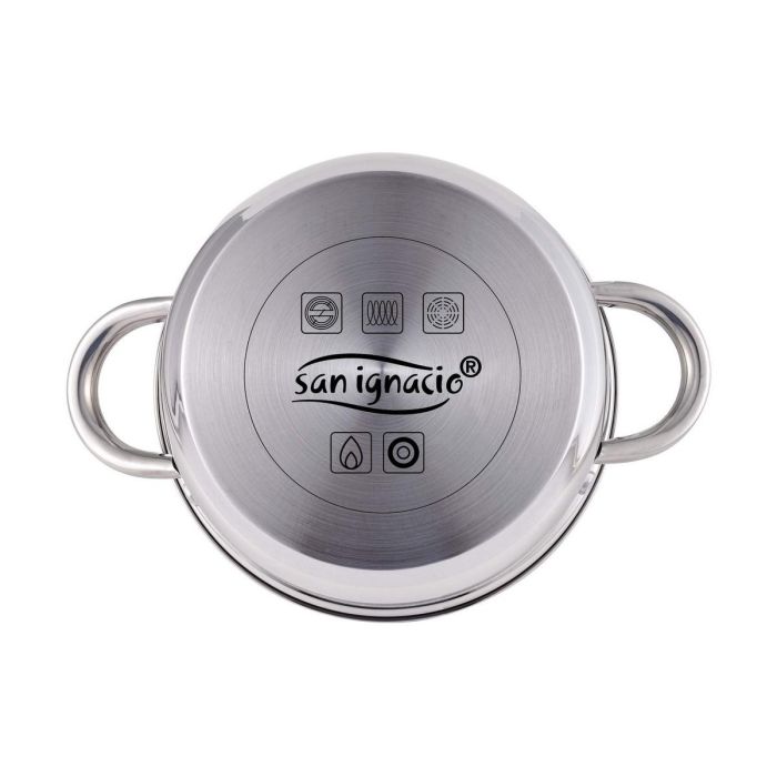 Batería de Cocina San Ignacio Cassel SG8172 Plateado Acero Inoxidable 3