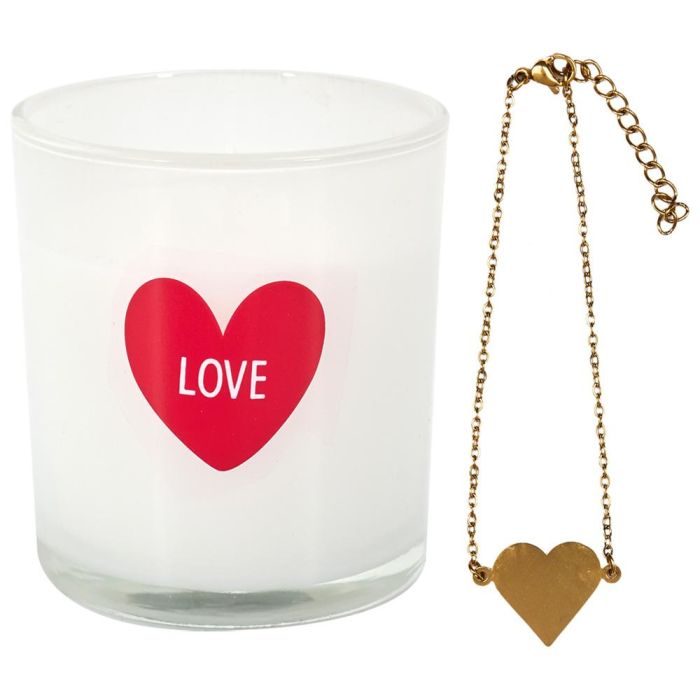 The Concept Factory Vela Perfumada Corazón y Joya Colección Bougie Surtidos Chou, Love, Chaton 120g 20h 5