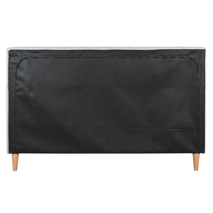 DKD Home Decor Cama Urban Gris Claro 219 x 104 x 170 cm para colchón de 150x200 - Poliéster y Madera 7