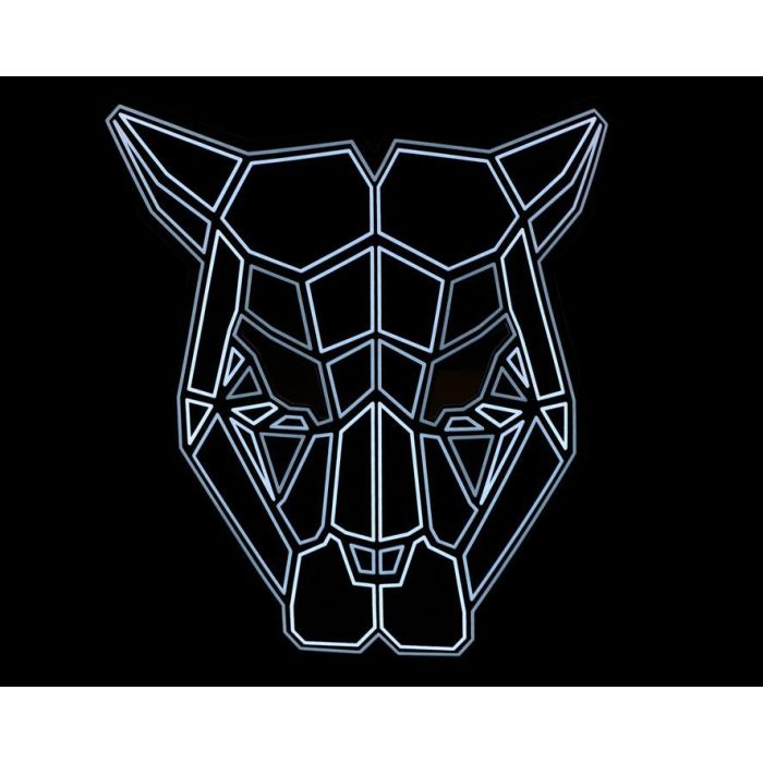 Atosa Mascara Toro con Luces LED Sensora de Sonido para Fiestas y Halloween 1