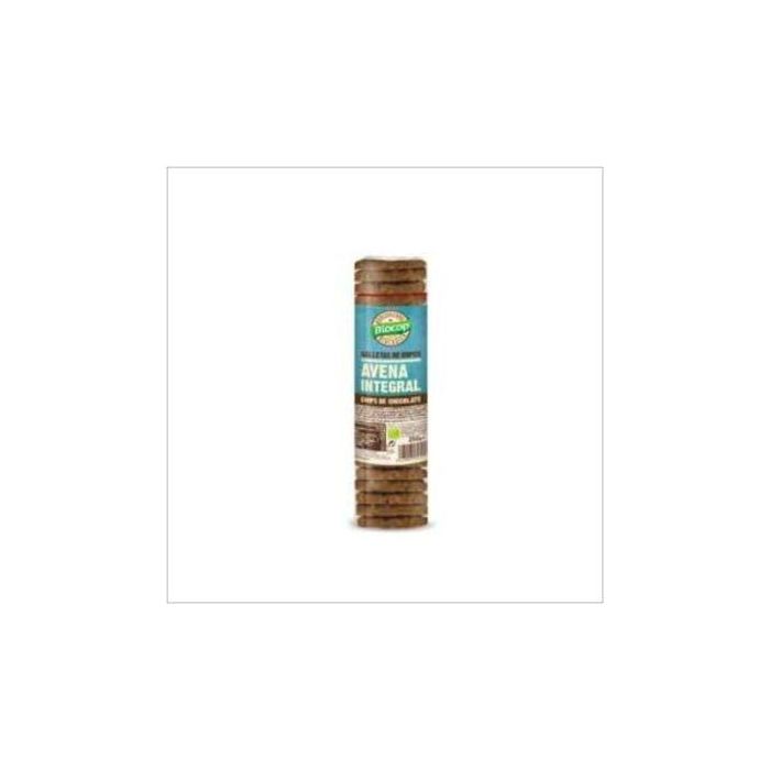 BIOCOP Galletas de Avena con Chips de Chocolate BIO 250g - Fuente de Fibra con Aceite de Girasol