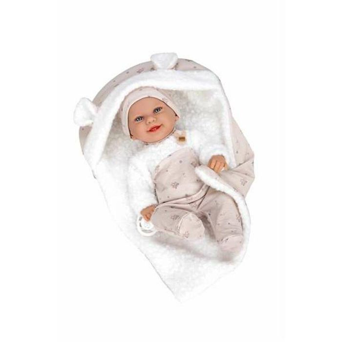Muñeca elegance 33 cm babyto beige c/ saco de dormir (cuerpo vinyl, sexo niño) Muñeca elegance 33 cm babyto beige c/ saco de dormir (cuerpo vinyl, sexo niño)