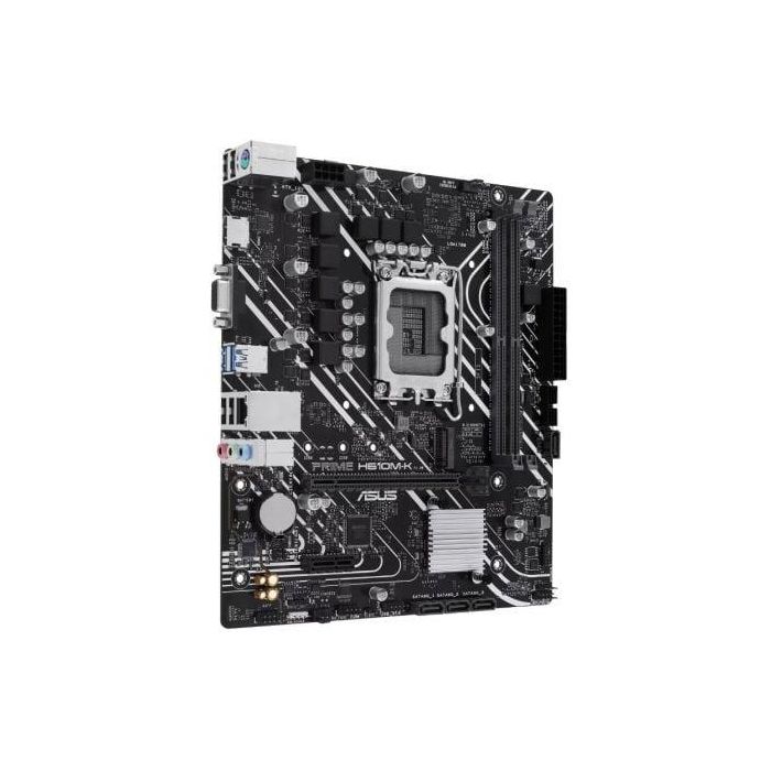 Asus PRIME H610M-K Placa Base Intel LGA1700, DDR5, 96GB, VGA+HDMI, 4SATA3+M.2, Micro ATX - 90MB1GA0-M0EAY0 2 Asus PRIME H610M-K Placa Base Intel LGA1700, DDR5, 96GB, VGA+HDMI, 4SATA3+M.2, Micro ATX - 90MB1GA0-M0EAY0 2