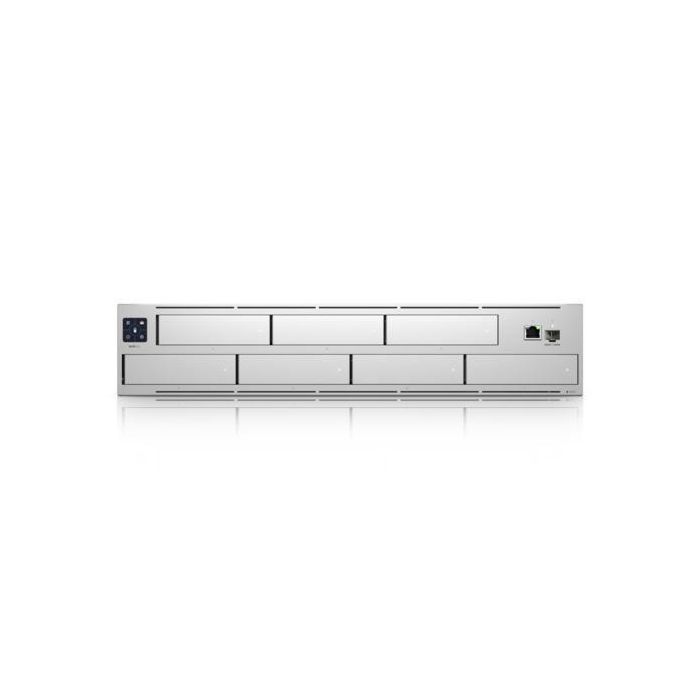 Ubiquiti (1) x 10/100/1000 Mbps RJ45 Ethernet, (1) x 1/10 Gbps SFP+ Ethernet, 7 x 2.5"/3.5" HDD bays, EU 3 Ubiquiti (1) x 10/100/1000 Mbps RJ45 Ethernet, (1) x 1/10 Gbps SFP+ Ethernet, 7 x 2.5"/3.5" HDD bays, EU 3