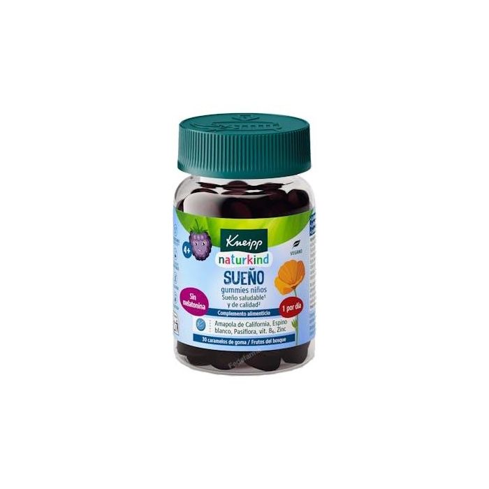 Kneipp Gummies Niños Sueño 30 Caramelos Frutos Del Bosque