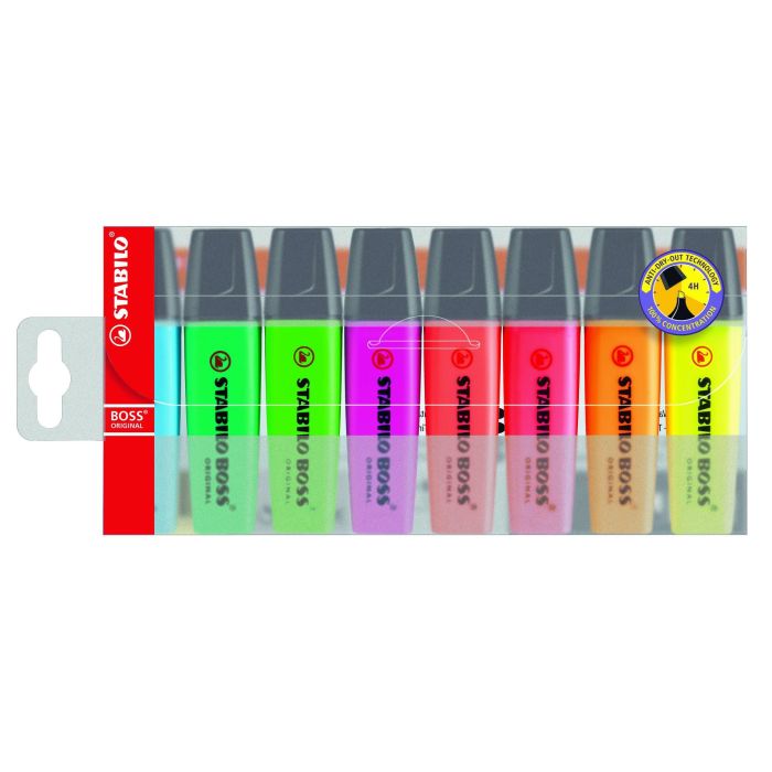 Stabilo Marcador Fluorescente Boss Original C-Surtidos Blíster 8 Ud Stabilo Marcador Fluorescente Boss Original C-Surtidos Blíster 8 Ud
