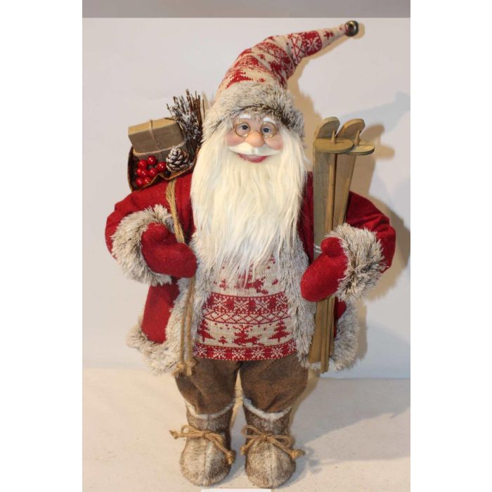 DKD Home Decor Figura Rojo Gris 22 x 48 x 42 cm 1