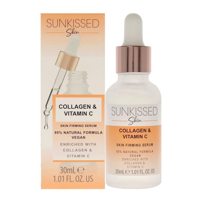 SUNKISSED Collagen & Vitamin C Skin Firming Serum, Reafirmante, para Mujer, 30 ml