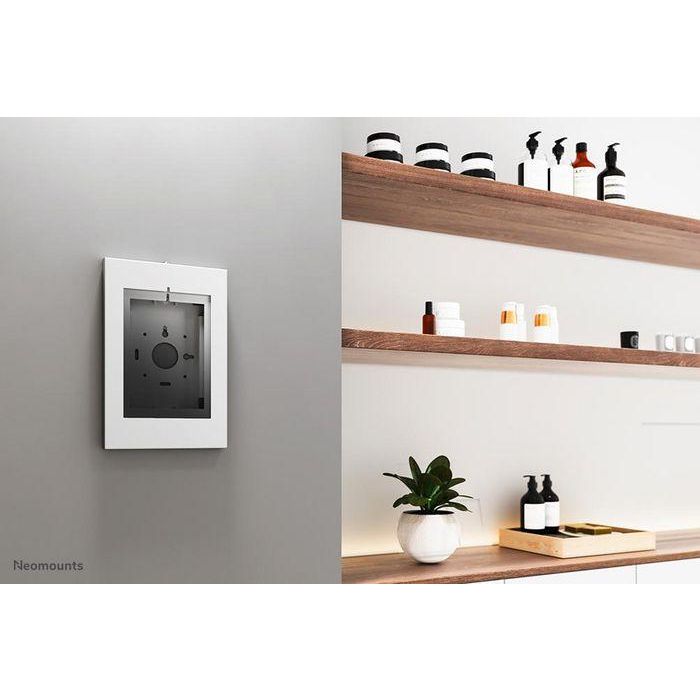 Neomounts WL15-650WH1 Soporte de Pared para Tablet, Bloqueable (incluye cerradura), VESA 75x75, Compatible con Tablets de 9.7-11" - Blanco 7