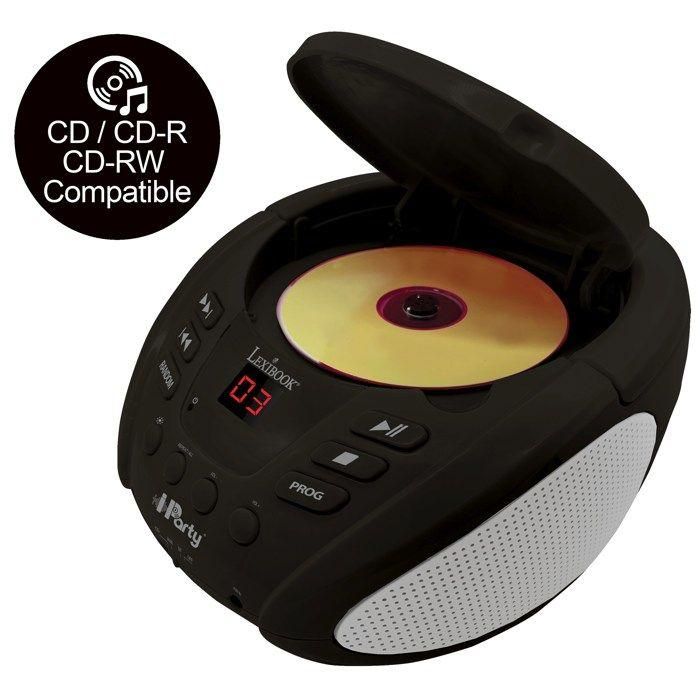 LEXIBOOK - Reproductor de CD iParty Bluetooth Light - USB 1 LEXIBOOK - Reproductor de CD iParty Bluetooth Light - USB 1